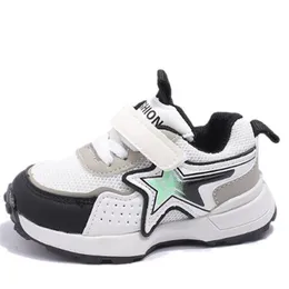 2024 New Spring Children's Trend Trend Shoes Colors Mele Mesh Budable Baby Walking Shoes Boys 'and Girls' Sports Shoes