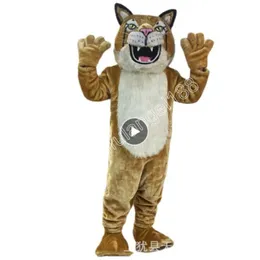 Cadılar Bayramı Tiger Maskot Kostüm Yüksek Kalite Özelleştirme Çizgi Film Peluş Diş Anime Tema Karakter Yetişkin Boyut Noel Karnaval Fantezi Elbise