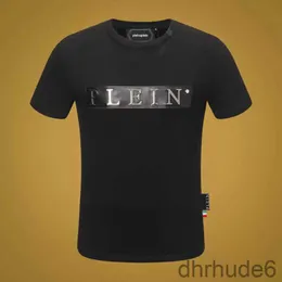 Pleinxplein tasarım tişörtlü erkek tasarımcı tshirtler rhinestone kafatası erkek tişörtler klasik yüksek kaliteli hip hop sokak kıyafeti tshirt rahat üst tees pb 11443 hdzh