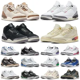 Jumpman 3 Basketball Shoes 3s mens trainers women sneakers Palomino Wizards White Cement Reimagined Lucky Green Desert Elephant UNC outdoor sports