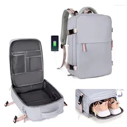 Backpack Cabin Carry-Ons Travel Laptop Multifunctional Wet And Dry Separation Bag For Men Women With USB