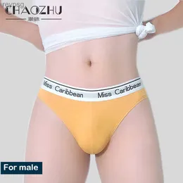 Briefs Panties CHAOZHU Cotton G String For Men Sex Lgbt Gayboy Pride Love Thong Cutie Fit Gay Hot Tight Large Underwear Boy YQ240215