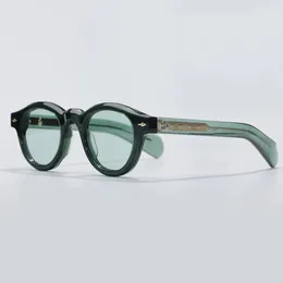 JMM Balzac Acetate Round Classic Solglasögon Män Fashion Designer Eyeglasses UV400 utomhus Handgjorda kvinnor Trendiga solglasögon 240127