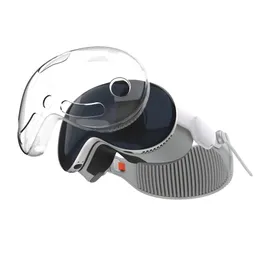 VRヘルメット保護カバーPC+TPUショックプルーフプロテクターケースVision Pro Gaming Virtual Reality VR Headset 2024 Apple Vision Pro Caseのアクセサリー