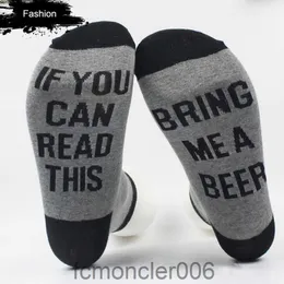 Wholesale- Hot Women Men Letter Printed Socks If You Can Read This Bring Me a Glass of Wine Unisex Funny Novelty Vintage Retro TT5Y