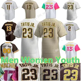 2024 Custom Fernando Tatis Jr. Jersey Manny Machado Xander Bogaerts City Connect Yu Darvish Jake Cronenworth Hosmer Ha-Seong Kim Joe Musgrove Basaball