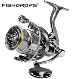 Fishdrops 121BB Ultra Lightweight Powerful Fishing Reel 5.5 1 High Speed Ultra Smooth for Saltwater Fishing Reels 240131