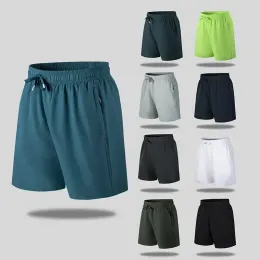 Spedizione gratuita Cinque pollici Uomo Fitness Badminton Pantaloncini sportivi Pantaloni da corsa ad asciugatura rapida Pantaloni casual da allenamento all'aperto Jogging Abbigliamento sportivo Palestra Bodybuilding Pantaloncini