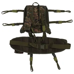 Sacos de armazenamento Suporte de árvore Sistema de transporte de mochila resistente a rasgos Oxford pano universal à prova de desgaste confortável para montanhismo