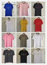 SpringSummer New Hot Stamped Gold Mother Cotton Loose T-shirt Couple Style for Men and Women