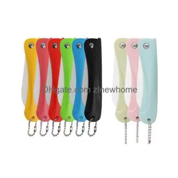 Kitchen Knives Foldable Ceram Ceramic Knife Gift Knifes Pocket Folding Fruit Vegetable Paring Parer With Colourf Abs Handle Drop Del Dhqlf