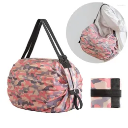 Shopping Bags Portable Foldable Waterproof Outdoor Travel Storage Large-capacity Grocery Supermarket Bag For Women