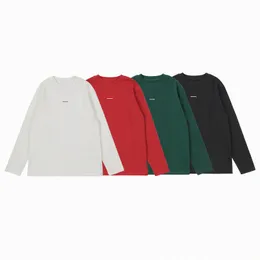 Mode vinter barn kläder bomull långärmad tjock t shirt vår höst pullover pojkar flickor kausal barn kläd ungdom topp grön röd vit svart 130-1 e8p6#