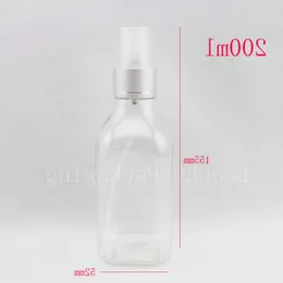 200ml x30 빈 명확한 정사각형 플라스틱 향수 스프레이 스프레이 병, 투명한 화장품 포장, 화장품 메이크업 설정 스프레이 병 Kokju