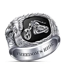 New Hip Hop Big Rings for Men Rock Style Viking India Steampumk Silver Color Cowboy Motorcycle Fashion Associory Gifts Jewelry8807848