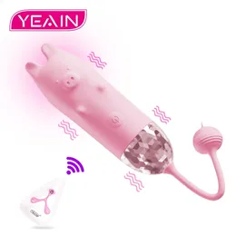 Yeain vibrating Egg Remote Control Sex Toys for Women GSPOT STIMTOR CLITORIS MASSAGE VAGINA BALLS女性マスターベーター製品240202