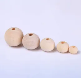 Деревянные белые круглые бусины-разделители для браслета Изготовление ювелирных изделий своими руками 68101214 16mm3027722