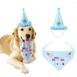 Abbigliamento per cani Colorato Adorabile Celebrazione unica Divertente Costume di compleanno Cappello Forniture per feste Pet Must-have