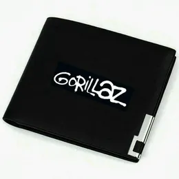 Gorillaz Wallet Band Purse Damon Albarn Musik Foto Pengar Väska Läder Billfold -tryck Notecas