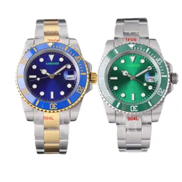 Sapphire Mirror 904L zegarek stalowy Wysokiej jakości luksusowe automatyczne zegarki mechaniczne dla mężczyzn zegarków Waterproof Watchroof Watche Business Automatyczne zegarki
