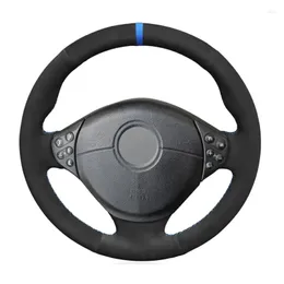 Steering Wheel Covers Ers Black Faux Suede No-Slip Car Er For M Sport 3 Series M3 E36/5 E36 Z3 E36/7 E36/8 M5 E39 E38 E31 1995-2002 Dr Ot46U