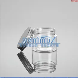 50ml Clear Pet Jar, 알약 알루미늄 커버가있는 알약 컨테이너 플라스틱 약 상자, 50g 크림 항아리 음식 등급 재료 Jarbest Qty Galkm