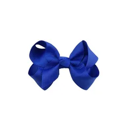 Hårtillbehör 100 st koreanska 3 tum Grosgrain Ribbon Hairbows Baby Girl With Clip Boutique Bows Hairpins Ties 238 K2 Drop Deliver Dhave