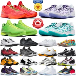 Kobe basketball shoes men kobes 6 Protro Reverse Grinch 8 Court Purple Radiant Emerald Halo 4 Mamba Mambacita Sweet 5 Bruce Lee mens trainers sports sneakers