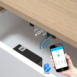 Smart Lock Cabinet Invisiblelock App Card Hidden Keyless Drawer Electronic Locker