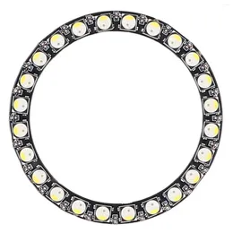 تنمو أضواء LED LED RING BOARD RGB 24 بت SK6812 32 ألوان مبهر وضوء دائرة بيضاء الفلورسنت