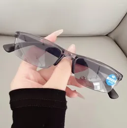 Güneş Gözlüğü Akıllı Otomatik Zoom Gözlük Anti-Mavi Işık Okuma Gözlükleri Erkek Kadın Optik Gösteri Akıllı 1.0 ila 5.0 Gözlük