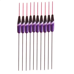 Donghui 10pclot Purple Boleghing Fishing Floats Bobbers 05G Bois OEM Factory Store 240119