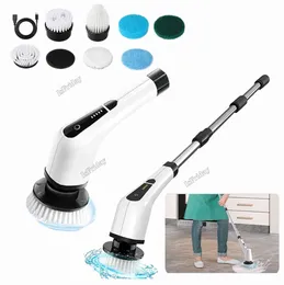 7 In 1 Electric Cleaning Brush Household Tools Products For Home Window Kitchen Bathroom Cleaner 240131