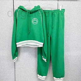 Women's Two Piece Pants designer brand the New Loose Fitting Version for Autumn of 2023 Does Not Choose a Body Shape. Green Energetic Sports Suit Is Suitable Fashion ZGYI