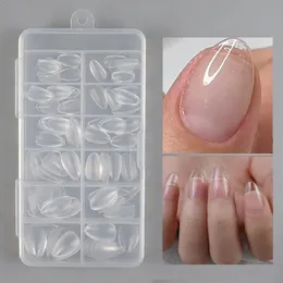 120pcs xxs super super logond cover full sculpted gel soft gel tips press on capsule americaine gel x phowns phowns antifical 240127