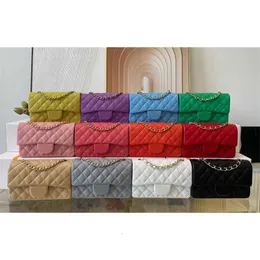 Färger högkvalitativa kaviar fårskinn läder väskor klassiska kvinnor handväskor damer komposit tote koppling 10a axelväska kvinnlig handväska lyxiga designers säck