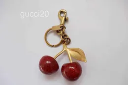 Keychain cherry style red color Chapstick Wrap Lipstick Cover Team Lipbalm Cozy/bag parts mode fashion 971S KV2Q 3ER9