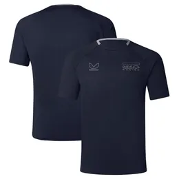 メンズポロス2024新しいF1ファンはTシャツフォーマを着用します1チームメンズシャツサマーレーシングカジュアルスポーツティープラスカスタムDHLBC 5GRM