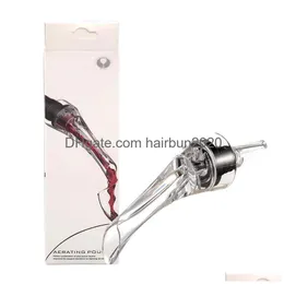 Bar Tools Creative Olecranon Wine Pourer Home Red Wines Aerating Mini Magic Acrylic Filter Decanter Drop Delivery Garden Kitchen Din Dhiv3