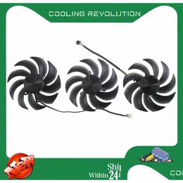 Fans Coolings Computer 98Mm Cf1015U12D Dc12V 0.55A 4-Pin Graphics Card Fan Drop Delivery Computers Networking Components Otrcl