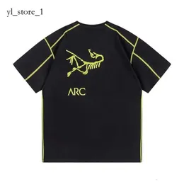 Бренд Arc T Shirt Мужские футболки Arctery Jacket Tees Edition Arcterx Jacket Универсальная мода Arctery Классический красочный принт Свободная мужская футболка с птицами Повседневная рубашка 2880