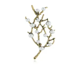 Plum Blossom Pearls Brooch 핀 여성 레트로 프랑스 유치점 브로치 브로치 소녀 크리스마스 선물 핀 크리스마스 보석 액세서리 23962891