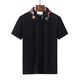 Therts للرجال 23SS Summer Luxury Brand Mens Polos Derts Men Short Sleeve T-Shirt الأصلي قميص من طية صدر الستار من رجال Tees Polos Asian Size#5