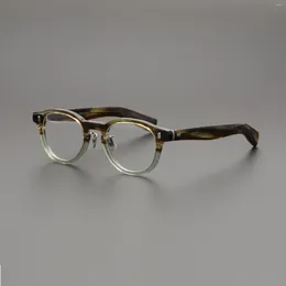 Montature per occhiali da sole Occhiali da vista in acetato di alta qualità Montatura da uomo Giappone Designer Brand Occhiali da vista Miopia Lettura Donna Prescrizione EYEVN