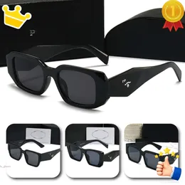 Quadratische Nylon-HD-Gläser UV400 Anti-Strahlung Street Fashion Beach Catwalk Geeignet für alle Kleidungsstücke Passender Stil Designer-Sonnenbrille Unisex mit Box