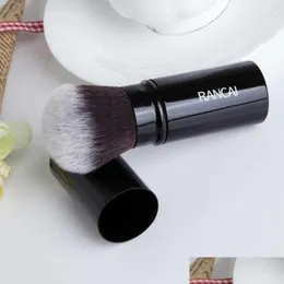 Make-up-Pinsel Laura Gellers New York Retractable Geller Brush Black Kabuki Professional Make Up Drop Delivery Health Beauty Tools Acc Otmta