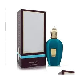 Tütsü Xerjoff Coro Opera Soprano Erba Pura 100ml Koku Eau De Parfum 3.4oz EDP Erkek Kadın Köln Sprey İyi Koku Uzun Kalıcı Dhrpt