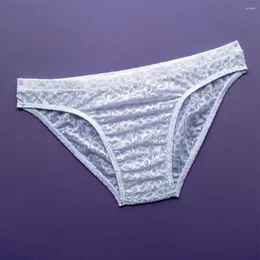 ملخصات الرجال الداخلية المثيرة مثيرة G-String Bikini Men Men Lace Pouch Thongs Intondertons Intern