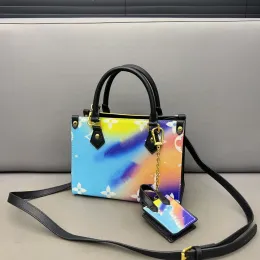 Alta qualità Nuova borsa tote 2 in 1 Ontogo Borsa a tracolla monospalla da donna Borsa a tracolla per trucco moda Borsa shopping graduale in pelle