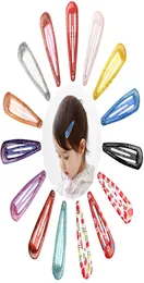 Baby Girls Bling Barrettes Clips Hairpins Infant Candy Color Hairgrips Children Solid Wrapped Safety BB Hair Clip Kids Hair Access4599176